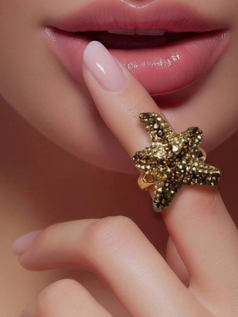 🪸 Starfish Costume Ring - Size 9.5 🪸